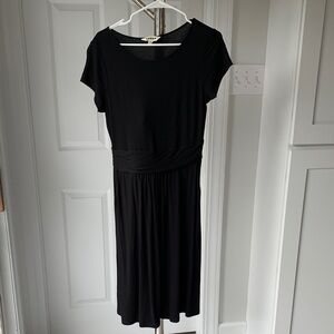 Boden Classic Black Midi Dress